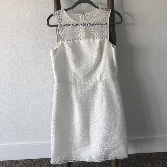 shoshanna white dress